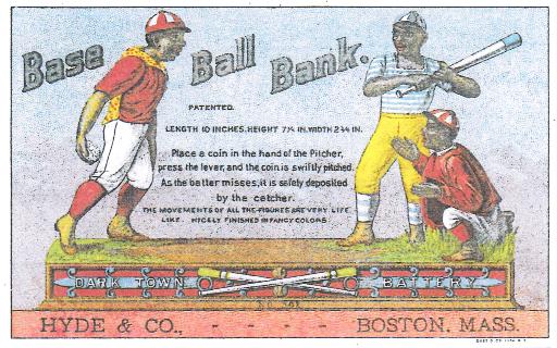 Base Ball Bank baseball advertising trade card
