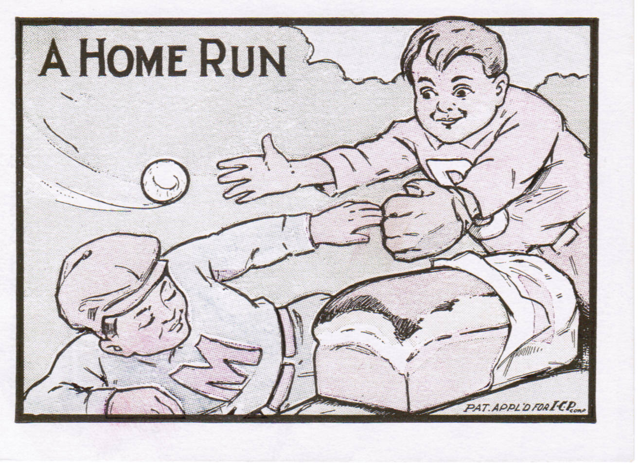 Baseball Advertising Insert Card for Betsy Ross Bread (Front)
