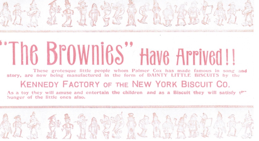 'The Brownies' Have Arrived!! baseball advertising trade card