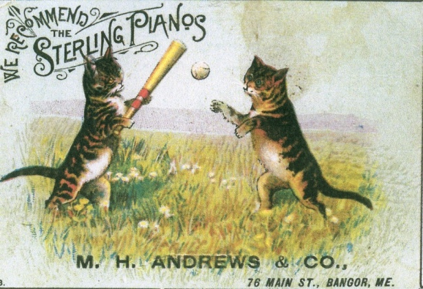 Card 231 baseball advertising trade card