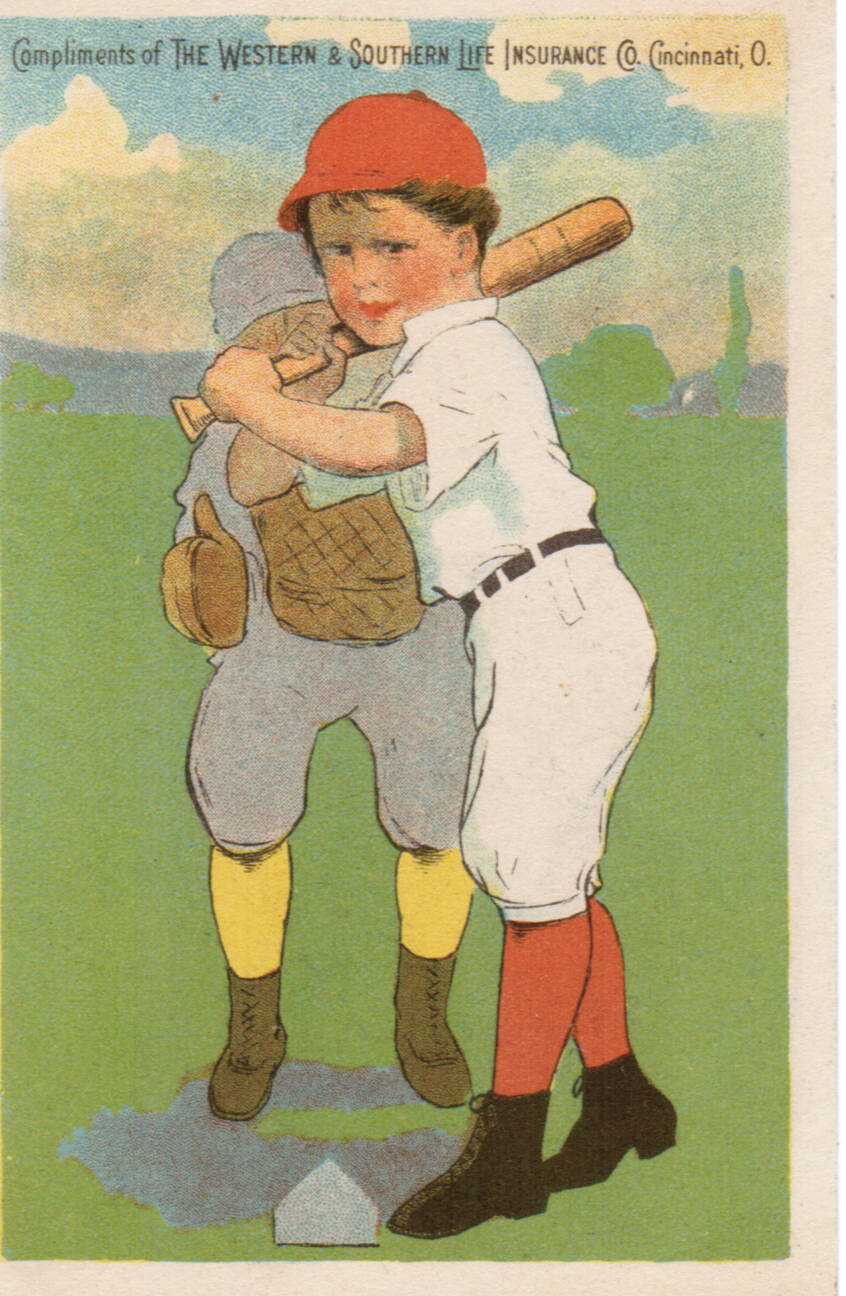 Set H 804-20 baseball advertising trade card