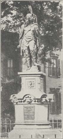 Indian Statue, commonly known in Schenectady as Lawrence the Indian
