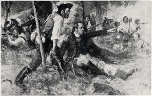 General Herkimer at the Battle of Oriskany