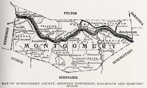 Montgomery County Map Cities Towns