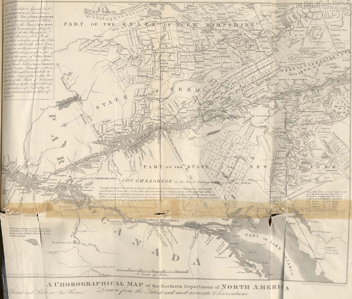 Chorographical Map of the Northern Part of North America